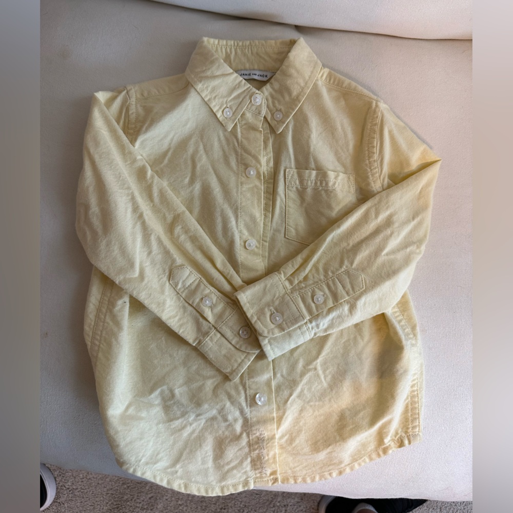 Janie and Jack Poplin Shirt